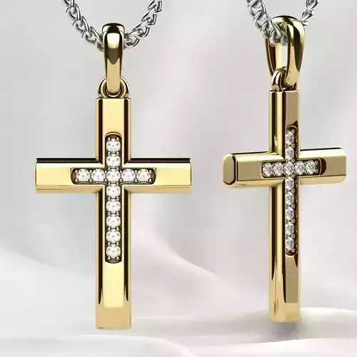 Fashion Gold Cross - JPB